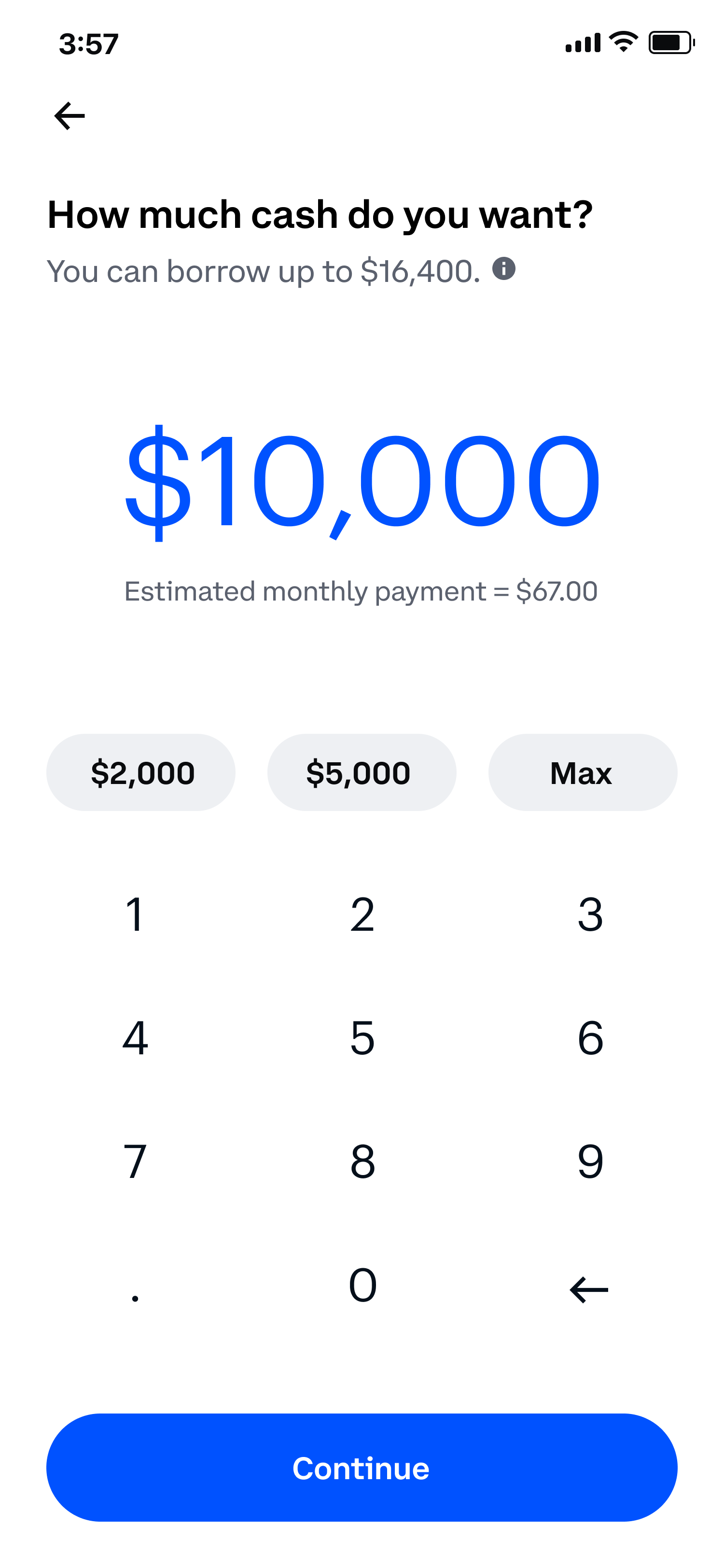 Coinbase screen 1